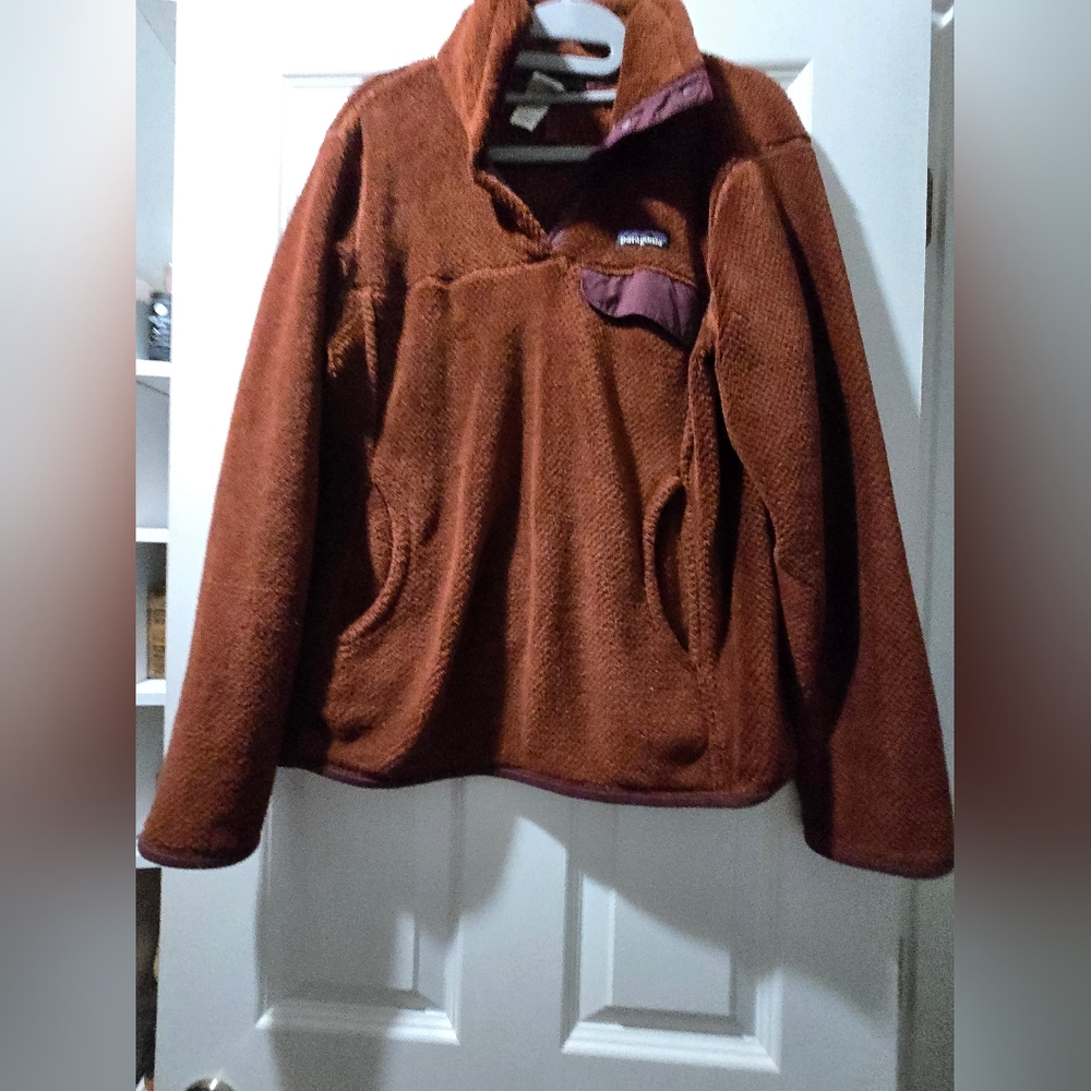 Patagonia Rust Re Tool Snap Fleece Pullover